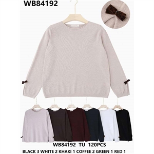 Sweter damski okrągły