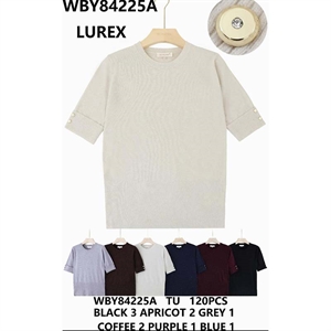 Sweter damski z krótkim rękawem