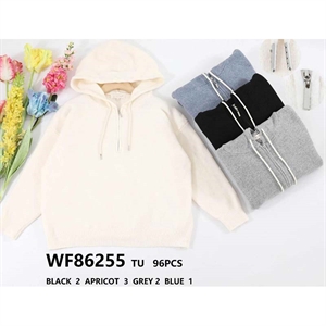 Sweter damski z kapturem