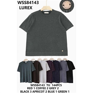 Sweter damski z krótkim rękawem