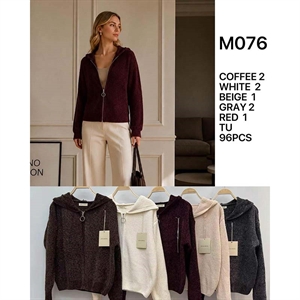 Sweter damski na suwak