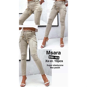 Jeansy damskie Msara  XS-XL