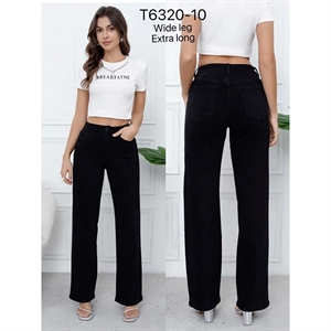 Jeansy szerokie nogawki  XS-XL