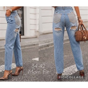 Jeansy mom fit  34-42