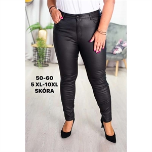 Spodnie ze sztucznej skóry  50-60(5XL-10XL)