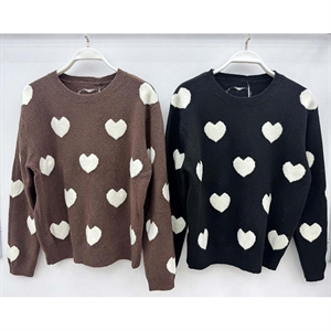 Sweter damski okrągły