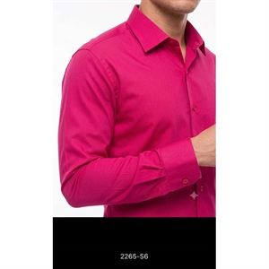 Gładka koszula męska elegancka krój slim fit produkt Turecki  M-2XL