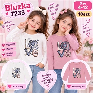 Bluzka dziewczęca  4-12 lat