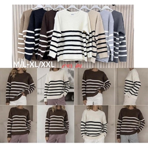 Sweter damski okrągły  M/L-XL/2XL