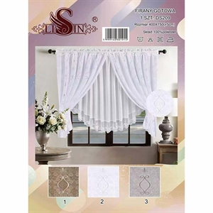 Firanka gotowa  400x150cm (± 5cm)