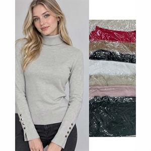 Sweter damski z golfem