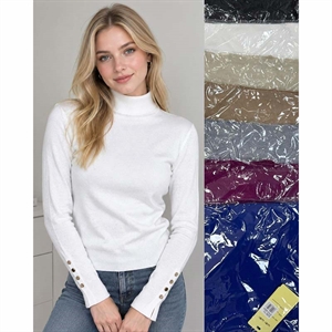 Sweter damski z golfem