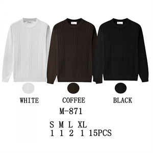 Sweter męski okrągły  S-XL