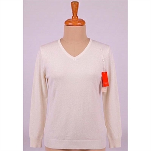 Sweter damski z dekoltem w serek  M/L-XL/2XL