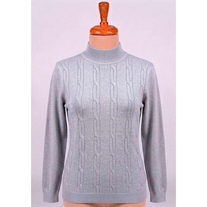 Sweter damski z półgolfem  L/XL-2XL/3XL
