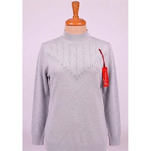 Sweter damski z półgolfem  L/XL-2XL/3XL