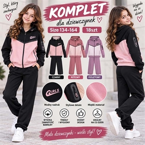 Komplet dziewczęcy 116-146
