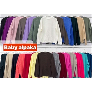 Sweter damski okrągły