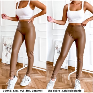 Spodnie damskie ze sztucznej skóry S/M-L/XL