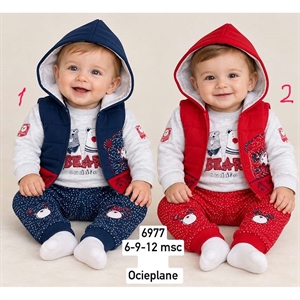 Komplet ocieplany niemowlęcy produkt Turecki  6-12M
