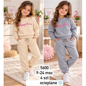 Komplet ocieplany niemowlęcy produkt Turecki  9-24M