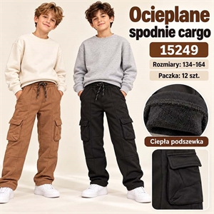 Spodnie ocieplane chłopięce  134-164