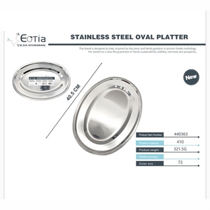 Talerz owalny ze stali nierdzewnej