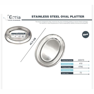 Talerz owalny ze stali nierdzewnej