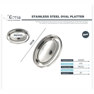 Talerz owalny ze stali nierdzewnej