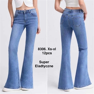 Jeansy damskie  XS-XL