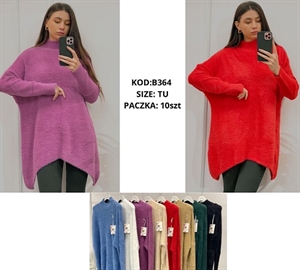 Sweter damski z golfem M/L-XL/2XL