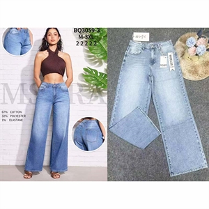 Jeansy szerokie nogawki M'sara  M-3XL
