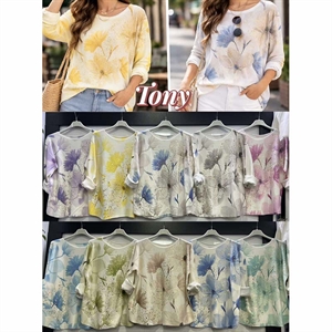 Sweter damski okrągły