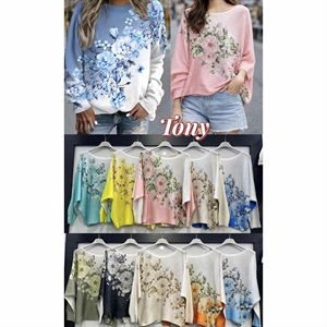 Sweter damski okrągły