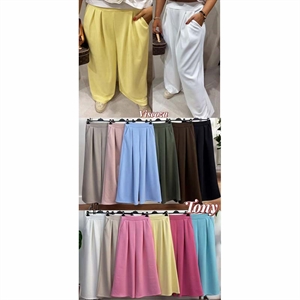 Spodnie szerokie nogawki damskie produkt Włoski