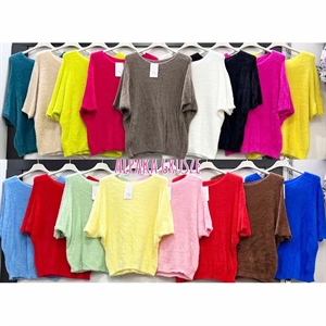 Sweter damski z krótkim rękawem