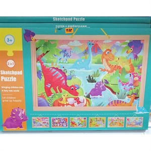 Zabawka - układanka szkicowa