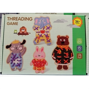 Zabawka - gra w nawlekanie