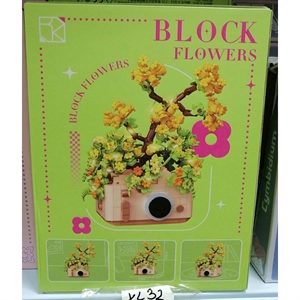 Zabawka - klocki kwiaty