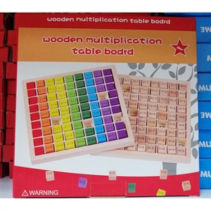 Zabawka - Drewniana tabliczka mnożenia