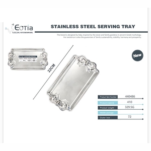 Taca do serwowania ze stali nierdzewnej