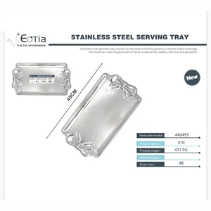 Taca do serwowania ze stali nierdzewnej