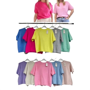 Sweter damski z krótkim rękawem