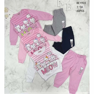 Komplet dziewczęcy  1-5 lat