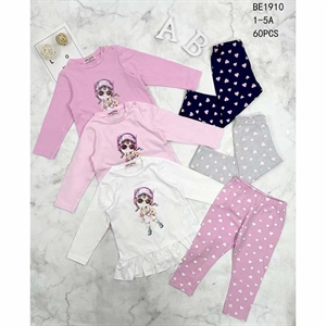 Komplet dziewczęcy  1-5 lat