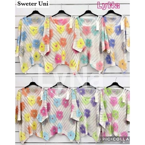 Sweter damski okrągły