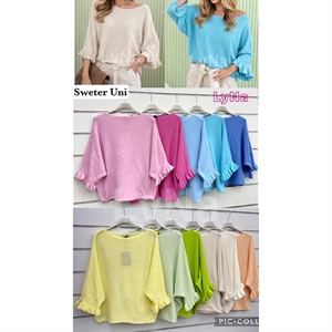 Sweter damski okrągły