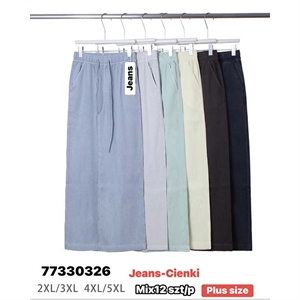Spodnie szerokie nogawki damskie  2XL/3XL-4XL/5XL