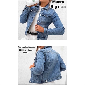 Kurtka jeansowa damska Big Size  XL-6XL