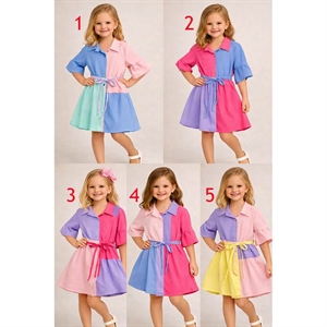 Sukienka dziewczęca  4-14 lat